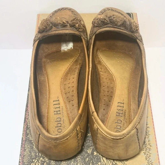 Cobb Hill by New Balance Women 7M Brown Leather Elaine Slip On Loafer Shoe - Picture 7 of 10